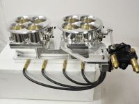 Assassinator  Dual 2300  cfm Throttle Body Billet,   with  Blower Adapter  lines, nozzles , K Valve